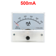 Ampe kế kim hiển thị dòng điện DC 1mA - 20A