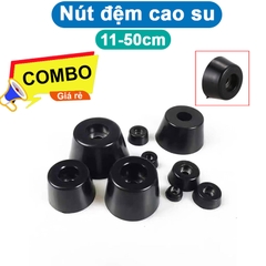 (20 cái) Nút đệm chống rung trượt cao su vặn vít M3