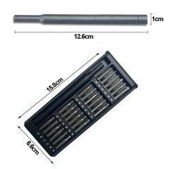 Bộ vít đa năng màu đen 25 đầu