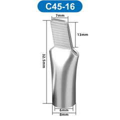 Đầu cos mỏ vịt, đầu cos pin dẹp trần C45 dùng cho CB