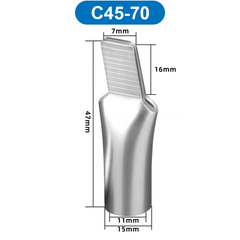 Đầu cos mỏ vịt, đầu cos pin dẹp trần C45 dùng cho CB