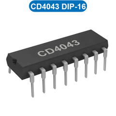 (10 con) IC Latch Transparent CD4043, 74HC573 chân cắm / chân dán