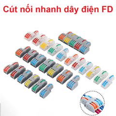 Cút nối dây điện nhanh chiu nhiệt nhiều cổng FD