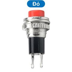 Nút nhấn nhả (reset) DS-316 10mm 2 chân 250V 0.5A