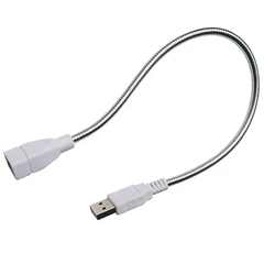 Đèn Led siêu sáng 5V, cáp kim loại, cáp on off