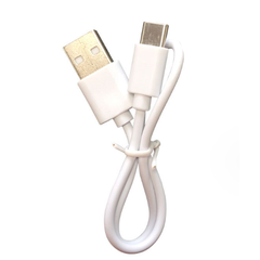 Dây cáp sạc USB màu trắng Micro/ type C - Chỉ sạc hoặc sạc + truyền dữ liệu (data)