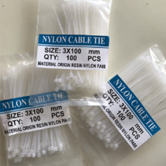 1 Bịch dây rút nhựa trắng - bản lớn (100 sợi)