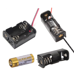 Đế pin 12V 23A 27A ra dây, chân hàn , pin 12V