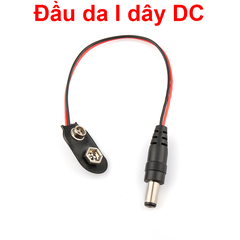 Đế ra dây pin vuông 9V