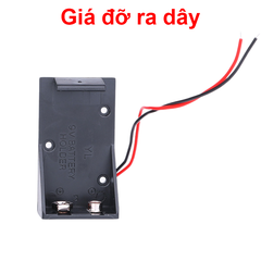 Đế ra dây pin vuông 9V