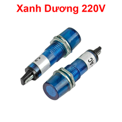 Đèn báo XD10 - 3 lỗ khoét 10mm điện áp 12V, 24V, 220VAC, 380VAC