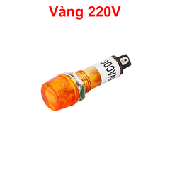 Đèn báo XD10 - 3 lỗ khoét 10mm điện áp 12V, 24V, 220VAC, 380VAC