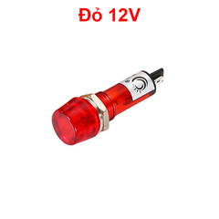 Đèn báo XD10 - 3 lỗ khoét 10mm điện áp 12V, 24V, 220VAC, 380VAC