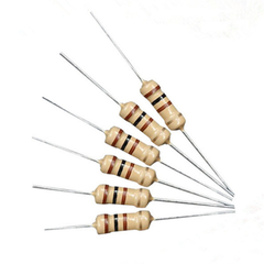 (50 con) Điện trở cắm 1/4W 4 vòng màu ±5% - giá trị 120R đến 25KR