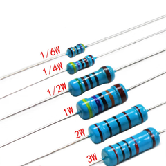 (10 con) Điện trở cắm 1W 5 vòng màu ±1% - giá trị 0R đến 120R