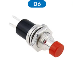 Nút nhấn nhả (reset) PBS-110 7mm 2 chân 250V 1A