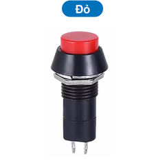 Nút nhấn giữ PBS-11A/ nhấn nhả PBS-11B 12mm 2 chân 250V 3A