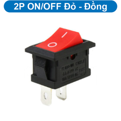 (2 cái) Công tắc bập bênh KCD1 - 101 6A - 250V 15x21mm