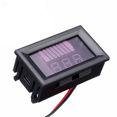 Đồng hồ đo điện áp và hiển thị mức pin 12V/24V/36V/48V/60V/72V