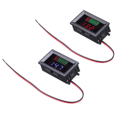 Đồng hồ đo điện áp và hiển thị mức pin 12V/24V/36V/48V/60V/72V