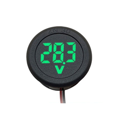 Đồng hồ tròn đo điện áp 4 - 100V DC màn hình LED