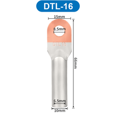 (2 Cái) Đầu cos đồng nhôm DTL 10-95mm2 bấm dây điện tải lớn CB