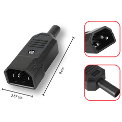 Đầu nối nguồn AC vặn vít dây chịu tải tốt cho máy móc thiết bị điện