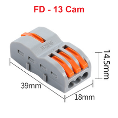Cút nối dây điện nhanh chiu nhiệt nhiều cổng FD