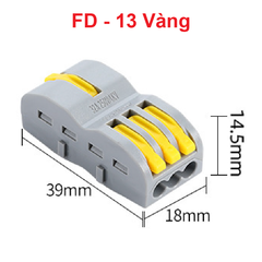 Cút nối dây điện nhanh chiu nhiệt nhiều cổng FD