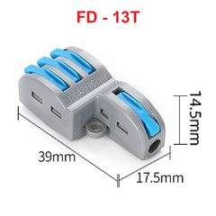 Cút nối dây điện nhanh chiu nhiệt nhiều cổng FD