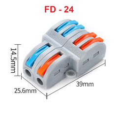 Cút nối dây điện nhanh chiu nhiệt nhiều cổng FD