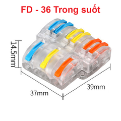 Cút nối dây điện nhanh chiu nhiệt nhiều cổng FD