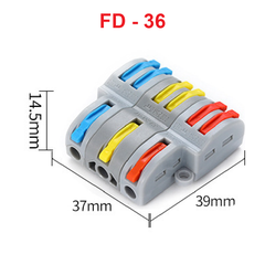 Cút nối dây điện nhanh chiu nhiệt nhiều cổng FD