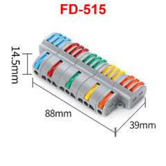 Cút nối dây điện nhanh chiu nhiệt nhiều cổng FD