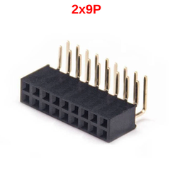 Hàng rào cái đôi 2.54mm cắm chân cong cao 8.5mm