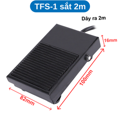 Công tắc bàn đạp chân vỏ nhựa/nhôm 220V/380V 5-10A