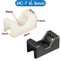 (20 cái) Giá dỡ buộc cố định dây thít, nút giữ dây rút lỗ bắt vít