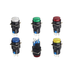 Nút nhấn nhả LA16-11 16mm 3 chân AC 250V 3A / DC 30V 3A
