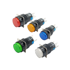 Nút nhấn nhả LA16-11 16mm 3 chân AC 250V 3A / DC 30V 3A