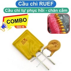 (2 cái) Cầu chì tự phục hồi loại RUEF chân cắm