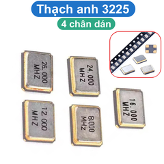Thạch anh dao động loại 3225 4 chân dán