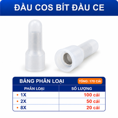 Combo Đầu Cos Dây Điện Nhiều Loại - Chọn Loại Combo