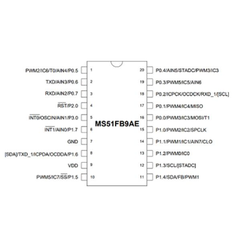 IC Nuvoton MS51FB9AE, TSSOP20