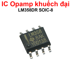 (5 con) IC opamp khuếch đại LM358DR SOIC - 8