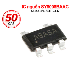 IC nguồn SY8008BAAC, 1A 2.5 - 5V, SOT - 23 - 5
