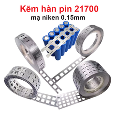 (1 mét) Kẽm hàn pin 21700 mạ niken 0.15mm