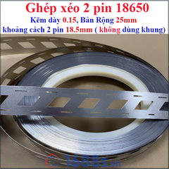 (1 Kg) Kẽm hàn pin 18650 xéo ( pin ghép sát hoặc dùng khung pin )