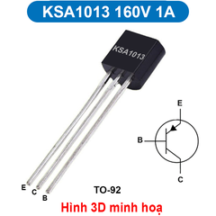 (5 con) Transistor BJT PNP A1015/B562/A1012/... chân cắm TO-92