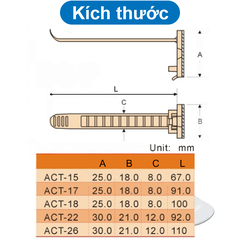 (10 cái) Kẹp rút giữ dây ACT trắng/đen có keo dán 3M 1600T