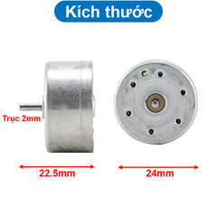 Động cơ phát điện RF300, 3000-6000 RPM, 3-6VDC